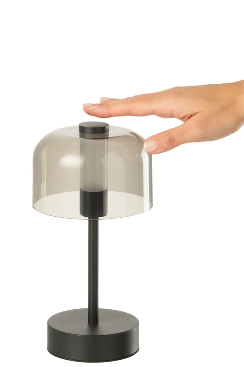 J-Line tafellamp Woa - metaal - zwart