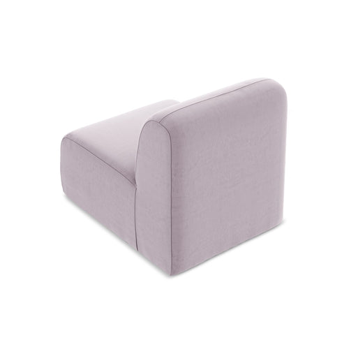 LaMiaSofa Bankmodule midden Cervo - velours - lavendel - 70x94x75