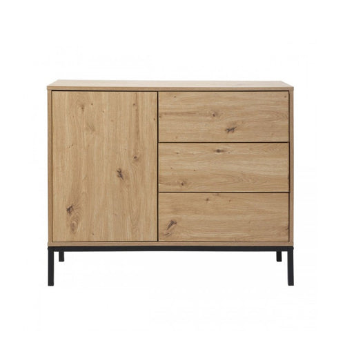 Calicosy - LENNY Ladekast Slaapkamer - Eiken - 40x90x80 cm