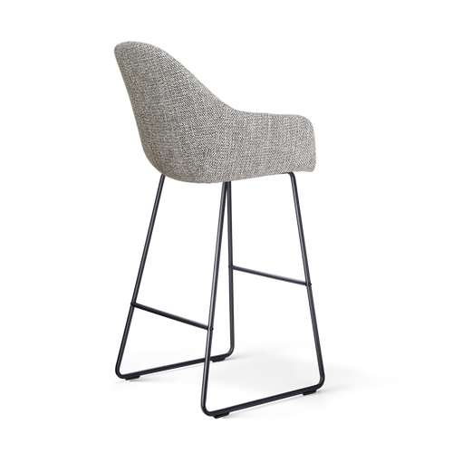 Nolon Nino-Mae barkruk grijs blend - zwart onderstel - 75 cm