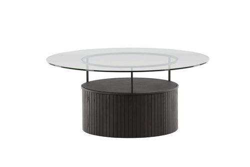 Rebellenclub Salontafel Soby - Ø90 cm - Zwart - vtwonen shop