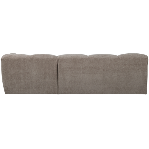 WOOOD chaise longue hoekbank rechts Tibas - Geweven Stof - Zand - 80x280x165 - vtwonen shop