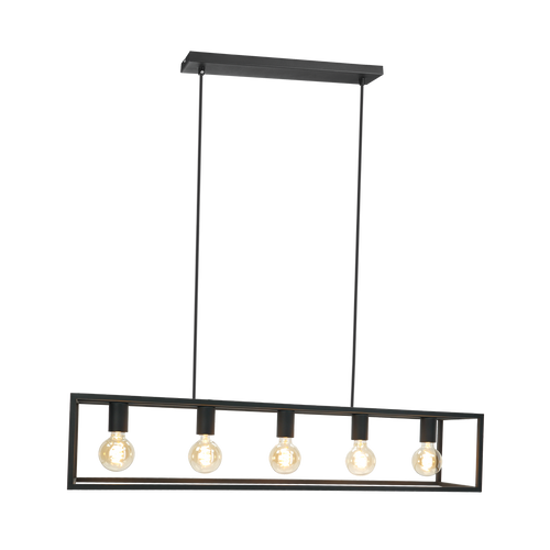 EGLO hanglamp Eldrick - e27 - 100 cm - zwart - vtwonen shop