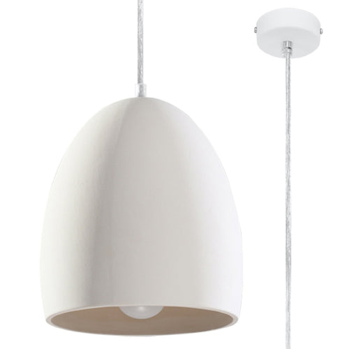 Sollux Lighting Keramische hanglamp FLAWIUSZ - 30x30x122cm