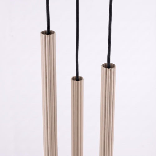 Sollux Lighting Hanglamp ARCHE 3P taupe - 20x20x120cm
