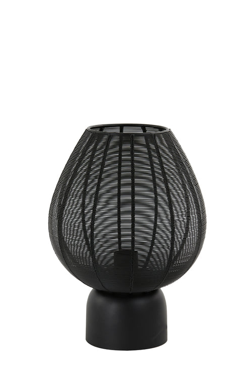 Light & Living tafellamp SUNEKO  - 25x25x34cm - zwart