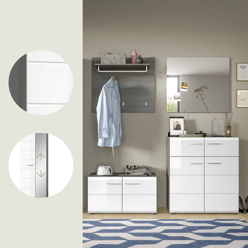 Furnilux Salsa Garderobe / Salsa Entree Meubelset - 192cm x 175cm x 37cm - vtwonen shop