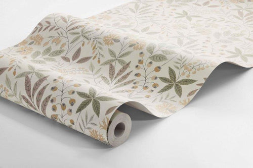 Borastapeter behang bloemen vergrijsd blauw - 53 cm x 11.2 m - 660144 - vtwonen shop