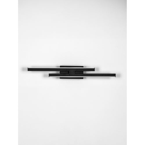 Nova Luce ANTAMA Geïntegreerde LED-wandlamp Sandy Black Triac dimbare LED 12W 510lm 3200K