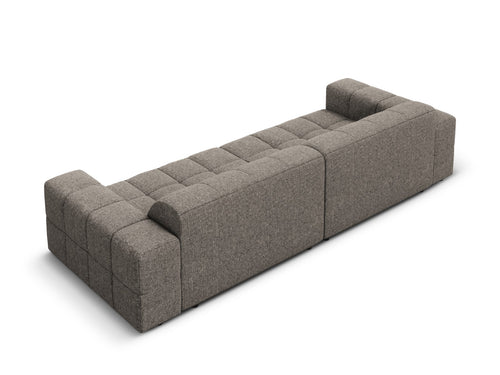 Cosmopolitan Design Bank Chicago 4-zits, chenille grijs - 102x252x78cm