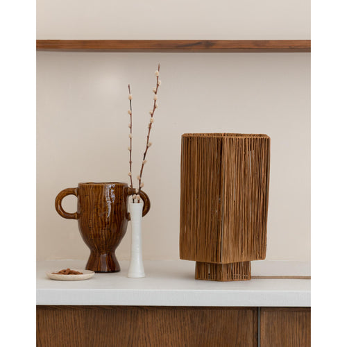 GOOD&MOJO tafellamp Panama - bruin - 36x24x36cm - vtwonen shop