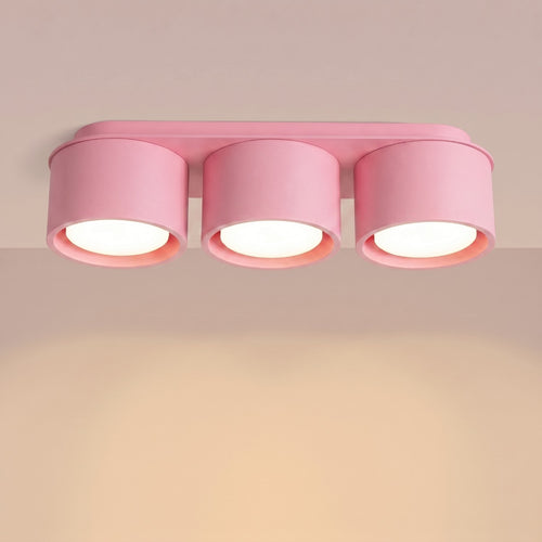 Sollux Lighting Plafondlamp MODO 3 roze Gx53 - 32,4x10,4x8,2cm
