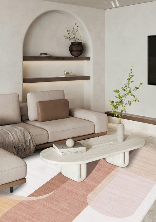 AFK Living vloerkleed Lavis - gedrukt - terracotta - 160 x 230 cm - vtwonen shop