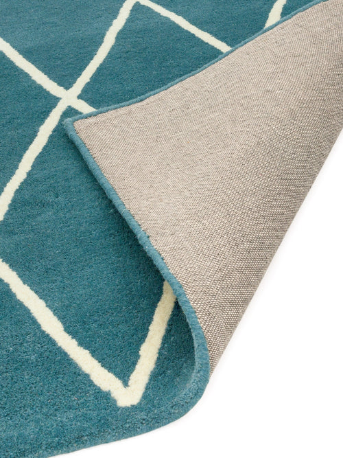 Vloerkleed Easy Living Albany Diamond Teal 160x230 cm - vtwonen shop