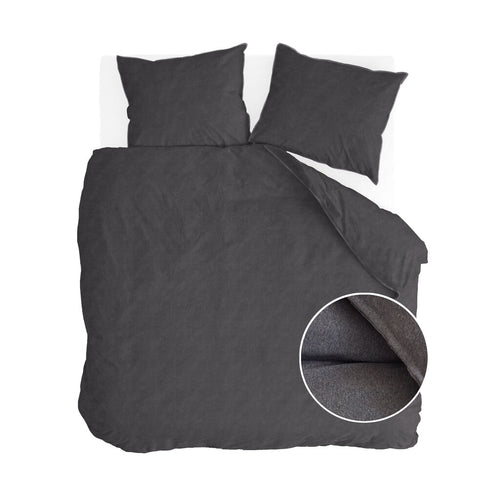 Walra - Dekbedovertrek Soft Comfort - 200x220 cm - Antraciet