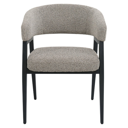 DÉJA Living Eetkamerstoel Fureso - Taupe/Zwart - Set van 2