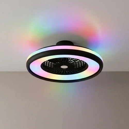 Freelight plafondventilator Ventola - 1 lichts - 60  x 23   cm - zwart