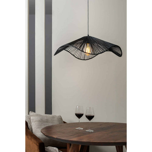 Leitmotiv hanglamp Sombra - zwart - 62x62x19cm - vtwonen shop