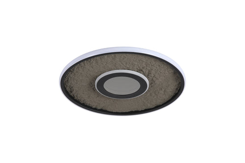 Searchlight plafondlamp Lumadisc - 1 lichts - 41  x 6   cm - zwart