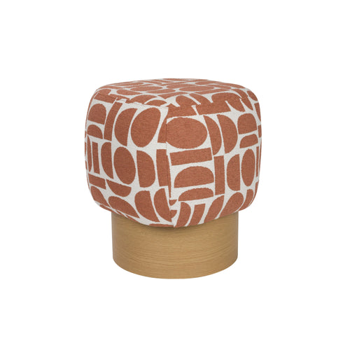 Housecraft Living Cyril Poef/ Krukje Terra Rood - vtwonen shop