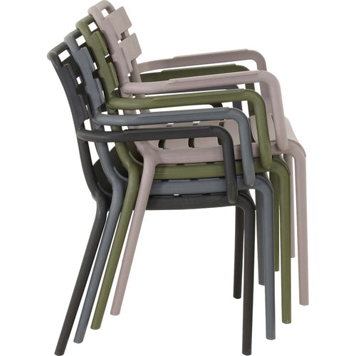 Lesli Living bistrostoel Torvi - zwart - 54x56x81cm