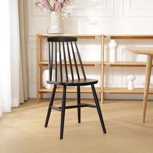 Fameg Filou Houten Spijlenstoel Zwart - vtwonen shop