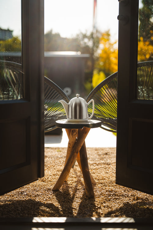 Bredemeijer - Theepot Cosy Manto 1,0L wit, mat - vtwonen shop