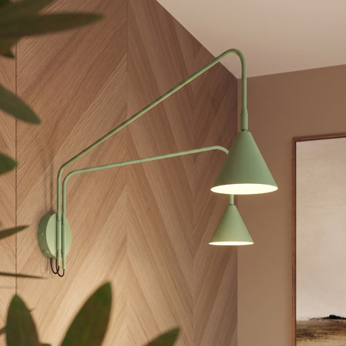 Sollux Lighting Wandlamp NOX 2 salie met schakelaar - 150x80x30cm