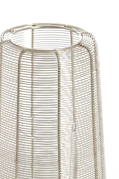Light & Living windlicht ADETA - Ø19.5x30cm - zilver