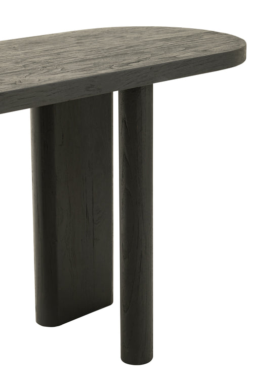 J-Line tafel - hout - zwart - vtwonen shop