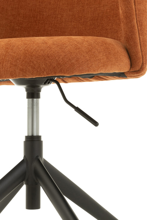 J-Line stoel Turn/Up/Down - textiel - roestig - vtwonen shop