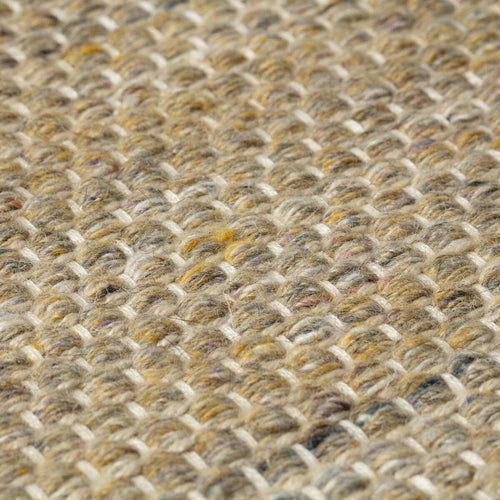 Interieur05 Vloerkleed Gerecycled Materiaal Rond Ciro Geel/Naturel op=op - 180 x 180 cm - vtwonen shop