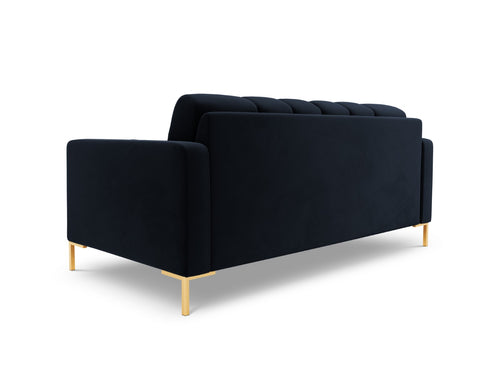 Cosmopolitan Design Bank Bali 2-zits, flueel, donkerblauw - 96x152x75cm