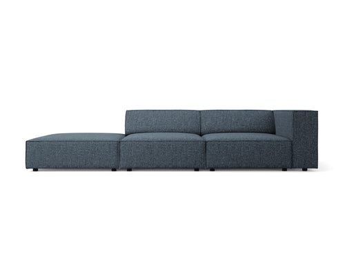 Cosmopolitan Design linker bank Arendal 4-zits, chenille, koningsblauw - 102x262x70cm