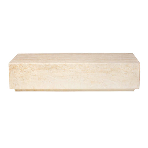 DÉJA Living Salontafel Ribe - Lichtbruin Composiet - 140x60x32cm