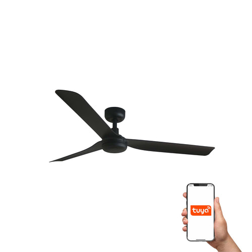 Faro Punt Medium 3-bladig zwart Tuya Smart System