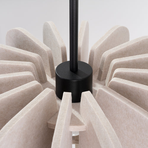 Sollux Lighting Hanglamp MULA 45 beige - 45x45x146cm