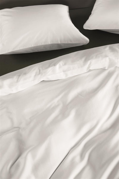 Beddinghouse Change dekbedovertrek - Effen - Eenpersoons - 140x200/220 cm - Wit - vtwonen shop