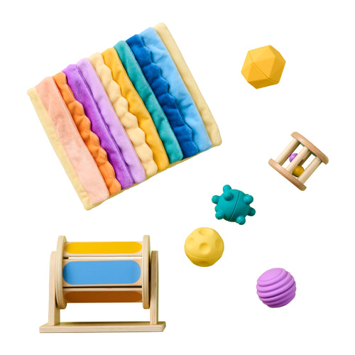 Petite Amélie Montessori speelgoed box MONT 9 dlg - Polyester - meerkleurig