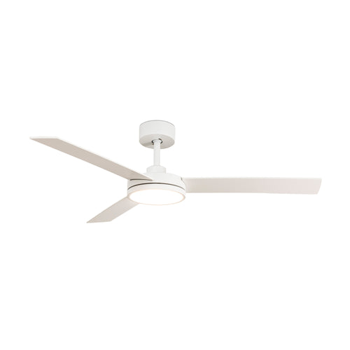 Faro BARTH Witte plafondventilator met LED-licht