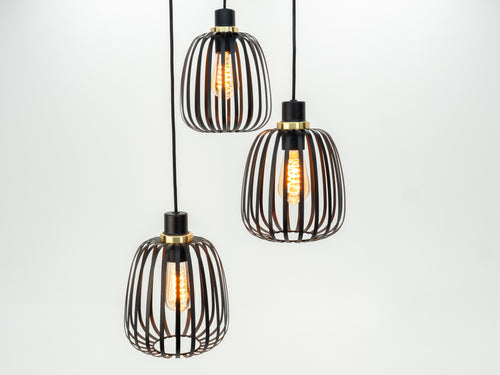 EGLO hanglamp Pocicas - e27 - Ø 35 cm - zwart/goud - vtwonen shop