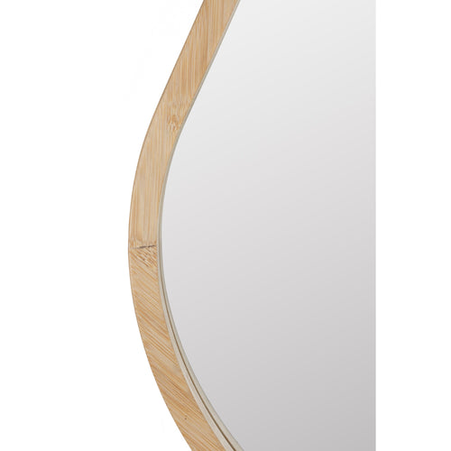 Housecraft Living Zem Spiegel/ Wandspiegel Organisch Bamboehout 60x55 cm - Beige - vtwonen shop
