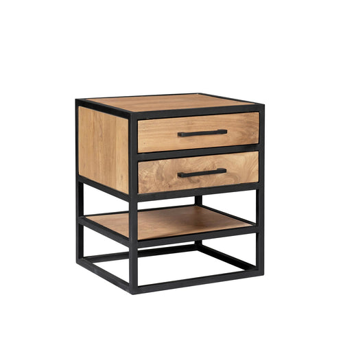 Starfurn Nachtkastje Dakota - Naturel Hout - 45x40x53cm