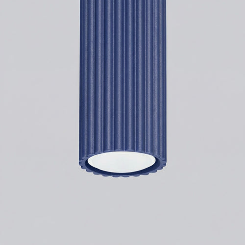 Sollux Lighting Plafondlamp KARBON 40 ultramarijn - 6,5x6,5x40cm