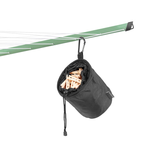 Brabantia Droogmolen Lift-O-Matic - 50M - met grondanker - met beschermhoes, wasknijpertasje en wasknijpers - leaf green - vtwonen shop