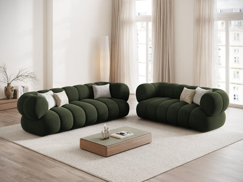 Cosmopolitan Design Bank Koge 2-zits, flueel groente - 95x180x70cm