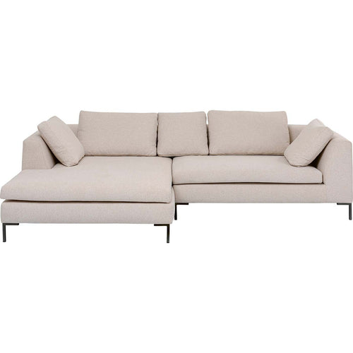 Kare Design Hoekbank Gianni 290cm links creme