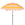 Mica Decorations Kantelbare Parasol met Streepprint - Stokparasol 238 x Ø195 cm - Tuin of Balkonparasol - Polyester, Staal - Roze, Oranje