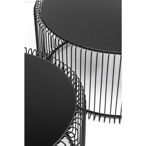 Kare Design Salontafel Wire Zwart (2/Set) - vtwonen shop