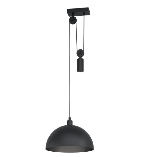 EGLO hanglamp Winkworth 1 - e27 - ø 38 cm - zwart - vtwonen shop
